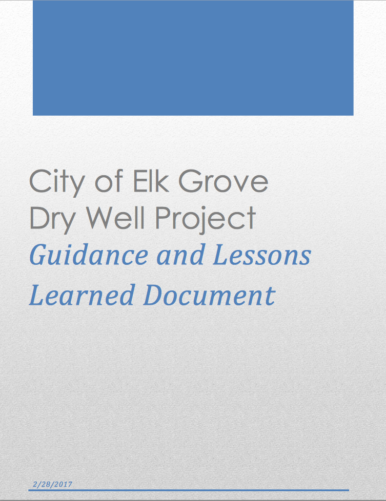 Guidance/Lessons Learned Document 