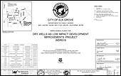 design plans for dry well and pre treatment feature